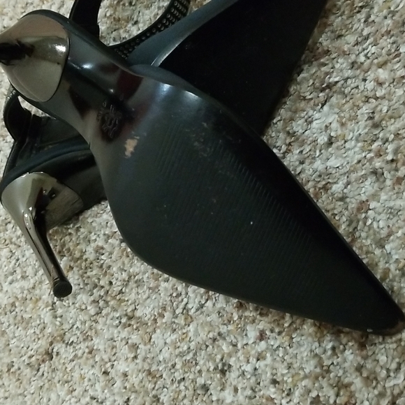 Paolo Black Satin Shoes - Picture 6 of 15